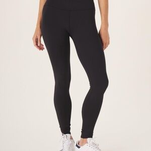 barre3 Black High Waisted Leggings Athletic Yoga Workout Pants